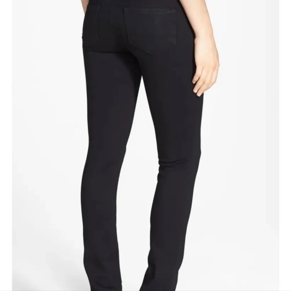 Paige Skyline Skinny Black Denim Jeans Women's Size Small 27 / 4 Everyday Basic